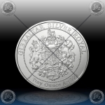 1oz GIBRALTAR £15 POUNDS 2014 (SILVER ROYAL) UNC